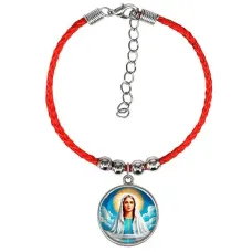 Браслет из красного шнура, Покров Пресвятой Богородицы C1104047