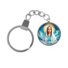 Брелок, нержавеющая сталь, с кольцом для ключей, Покров Пресвятой Богородицы C1104061