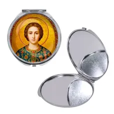 Круглое складное зеркало, цвет серебро, Пантелеймон C1106016