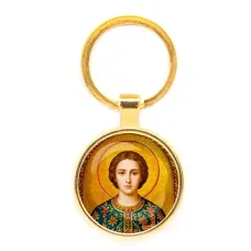 Круглый брелок, цвет золото, Пантелеймон C1106019