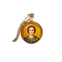 Кулон, цвет бронза, с цепочкой, Пантелеймон C1106028