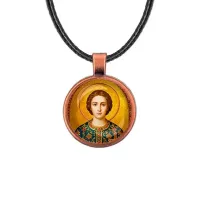 Кулон, цвет медь, со шнурком, Пантелеймон C1106031