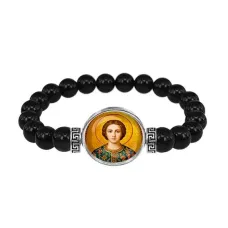 Браслет из чёрного агата, Пантелеймон C1106056