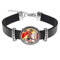 Кожаный браслет, Георгий Победоносец C1107011