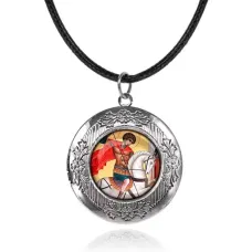 Арома-кулон металлический, Георгий Победоносец C1107063