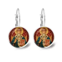 Серьги металлические, Спиридон Тримифунтский C1108038