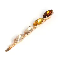 Заколка для волос Шпилька, цвет коричневый, 55х10мм 1D0005-3