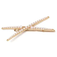 Заколка для волос Шпилька с жемчугом, 65х3мм 1D0007-2