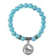 Браслет Волк (защита, сила, победа), Бирюза BSP-07-07