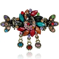 Заколка для волос Павлин, 30х55мм 1D0025