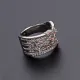 Кольцо с посеребрением, размер 18 1E0057-1-18