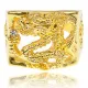 Кольцо Дракон с позолотой, размер 20 1E0064-1-20