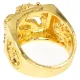 Кольцо Дракон с позолотой, размер 20 1E0064-1-20