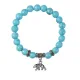 Браслет Медведь (защита, сила, победа), Бирюза BSP-07-19