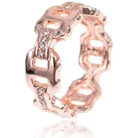 Кольцо с позолотой, размер 20 1E0069-1-20