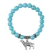 Браслет Волк (защита, сила, победа), Бирюза BSP-07-28