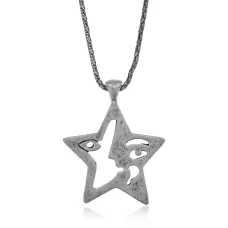 Амулет Звезда на цепочке, 3,5х3см UA048