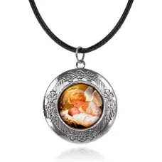 Арома-кулон металлический, Младенец Иисус и ангел C1110063