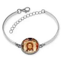 Браслет металлический, цвет серебро, Спас нерукотворный C1111046