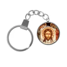 Брелок, нержавеющая сталь, с кольцом для ключей, Спас нерукотворный C1111061