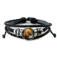 Кожаный браслет, Альфа и Омега C1112012