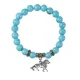 Браслет Лев (храбрость, власть, благосостояние), Бирюза BSP-07-2073
