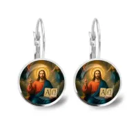 Серьги металлические, Альфа и Омега C1112038