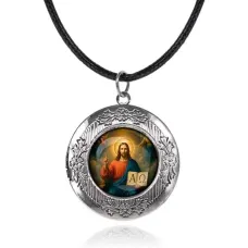 Арома-кулон металлический, Альфа и Омега C1112063