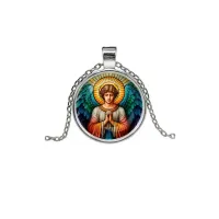 Кулон, цвет серебро, с цепочкой, Ангел хранитель C1113026