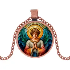 Кулон, цвет медь, с цепочкой, Ангел хранитель C1113030