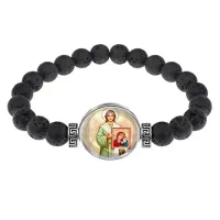 Браслет из лавы, Ангел с иконой C1114003