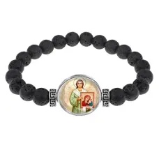Браслет из лавы, Ангел с иконой C1114003