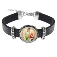 Кожаный браслет, Ангел с иконой C1114011