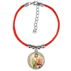 Браслет из красного шнура, Ангел с иконой C1114047