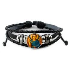 Кожаный браслет, Архангел Михаил C1115012