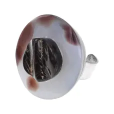 Безразмерное кольцо с перламутром, d.3см UC158