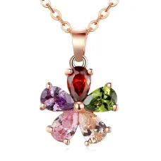 Кулон с позолотой на цепочке, 455мм 1F0008