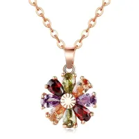 Кулон с позолотой на цепочке, 455мм 1F0009