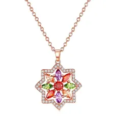 Кулон с позолотой на цепочке, 22мм 1F0012