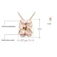 Кулон Цветок с позолотой 20х15мм на цепочке 1F0021