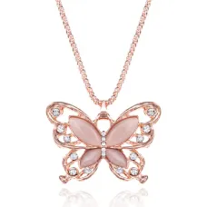 Кулон Бабочка на цепочке 1F0062