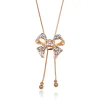 Кулон Бант на цепочке 1F0064