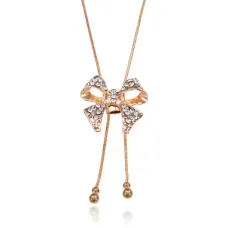 Кулон Бант на цепочке 1F0064