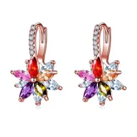 Серьги с позолотой, 22х11х11мм 1G0010