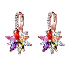 Серьги с позолотой, 22х11х11мм 1G0010