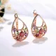 Серьги с позолотой, 26х17х13мм 1G0012