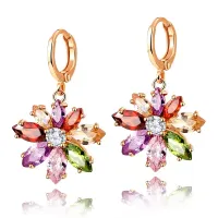 Серьги с позолотой, 31х19х12мм 1G0016