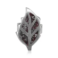 Безразмерное кольцо Лист, 3,5х2см UC161