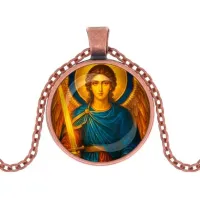 Кулон, цвет медь, с цепочкой, Архангел Михаил C1115030