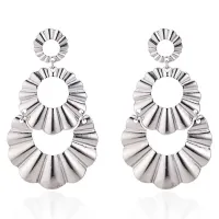 Серьги Фантазия, 81х45х10мм 1G0038-2